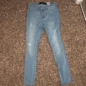 Light wash jeans